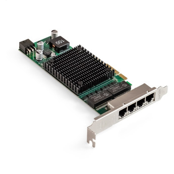 Сетевой адаптер EXEGATE EXE-I350-T4V2-POE